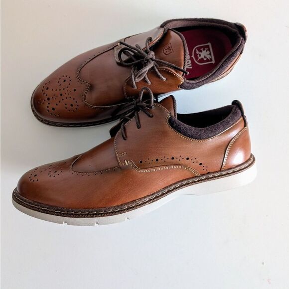 Stacey Adam's Austin Wingtip lace up Oxford shoe Boys 6 - Picture 8 of 8